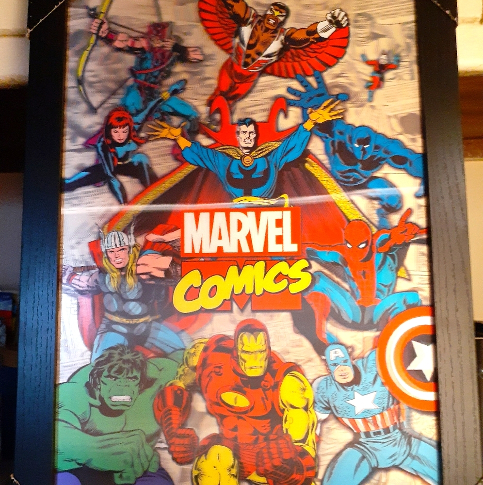 Marvel Comics framed Holographic Picture